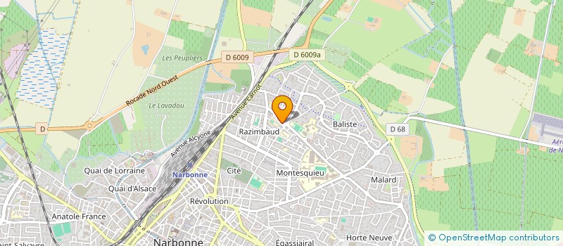 localisation de l'entreprise MONSIEUR DOMINIQUE BRAVO  NARBONNE