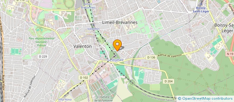 localisation de l'entreprise MONSIEUR DOMINIQUE BRAY  LIMEIL-BREVANNES