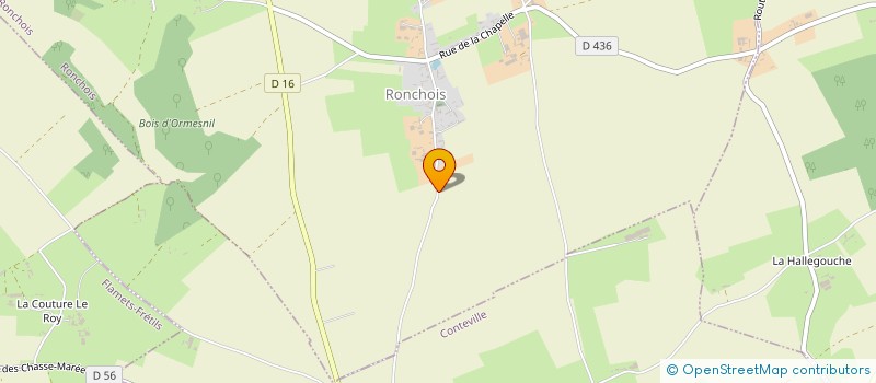 localisation de l'entreprise MONSIEUR DOMINIQUE BRECHETEAU  RONCHOIS