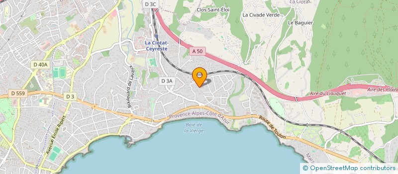 localisation de l'entreprise MONSIEUR DOMINIQUE BREMAND à LA CIOTAT