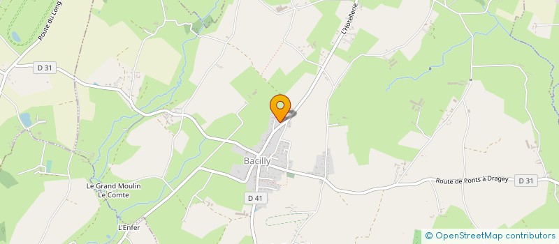 localisation de l'entreprise MONSIEUR DOMINIQUE BRESSOU  DRAGEY-RONTHON