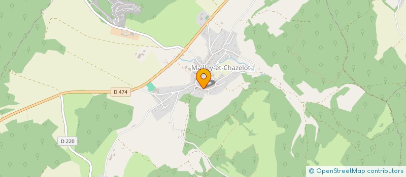 localisation de l'entreprise MONSIEUR DOMINIQUE BRET  MAILLEY-ET-CHAZELOT