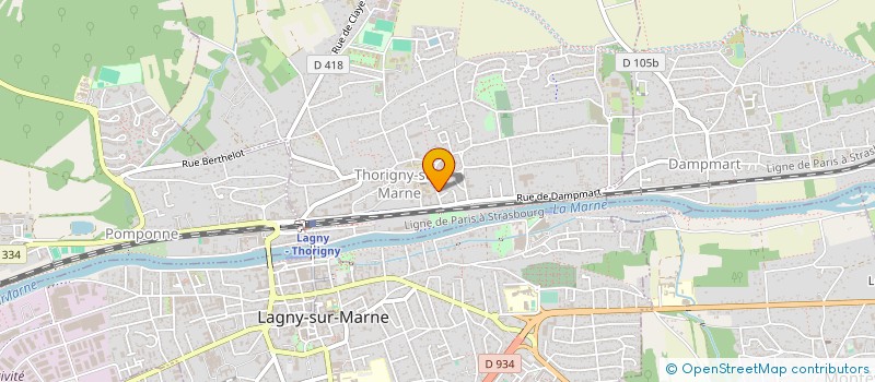 localisation de l'entreprise MONSIEUR DOMINIQUE BRIAND à POMPONNE