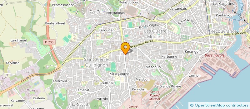 localisation de l'entreprise MONSIEUR DOMINIQUE BRIAND à BREST