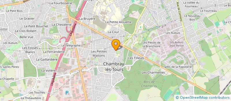 localisation de l'entreprise MONSIEUR DOMINIQUE BRIDE à TOURS