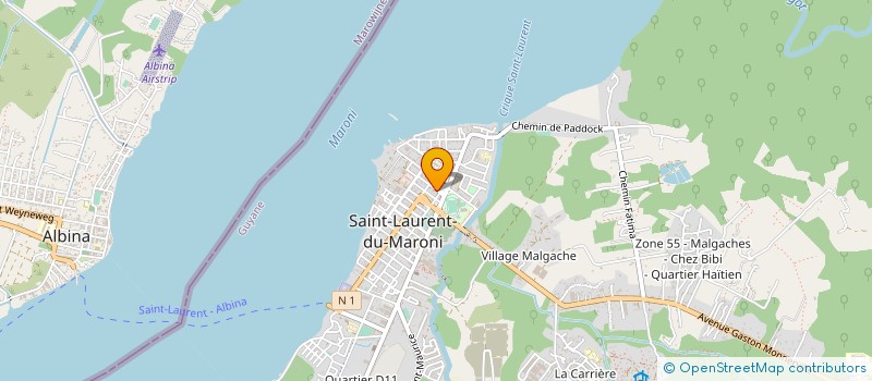 localisation de l'entreprise MONSIEUR DOMINIQUE BRIEU à SAINT-LAURENT-DU-MARONI