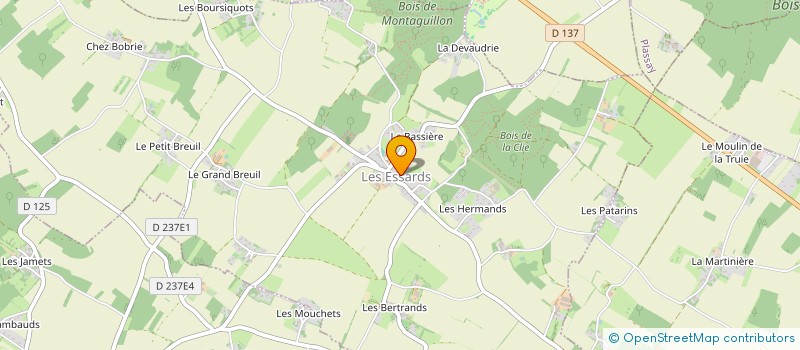 localisation de l'entreprise MONSIEUR DOMINIQUE BRILAC à LES ESSARDS