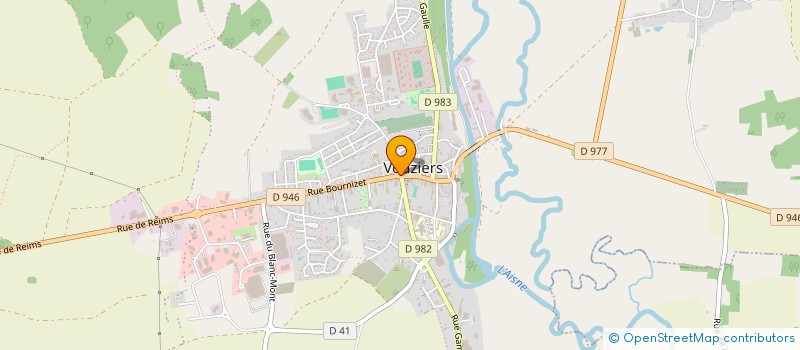 localisation de l'entreprise MONSIEUR DOMINIQUE BRION  VOUZIERS