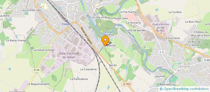 localisation de l'entreprise MONSIEUR DOMINIQUE BRISARD à CUGAND