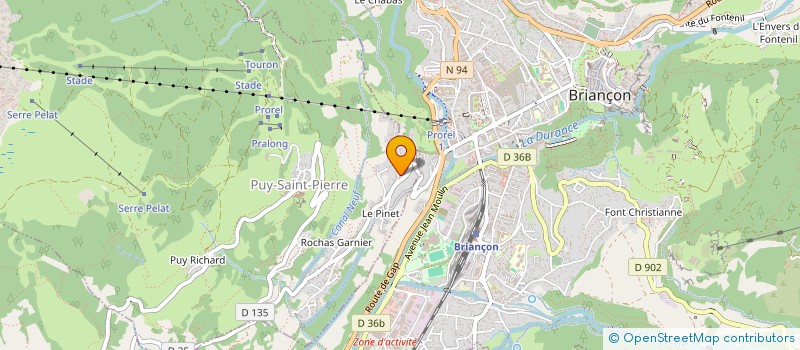 localisation de l'entreprise MONSIEUR DOMINIQUE BRISARD  PUY-SAINT-PIERRE