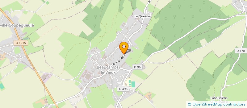 localisation de l'entreprise MONSIEUR DOMINIQUE BROCOURT à BEAUCAMPS-LE-VIEUX