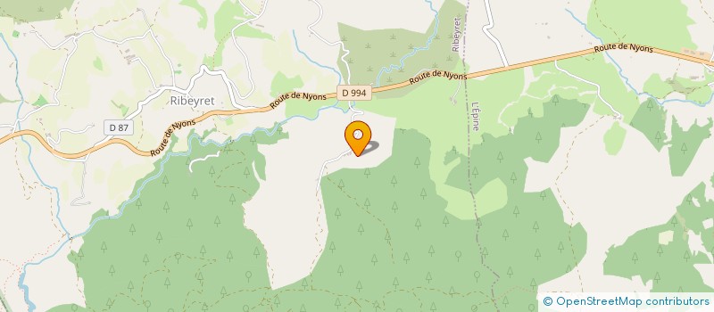 localisation de l'entreprise MONSIEUR DOMINIQUE BRONNER  ROSANS