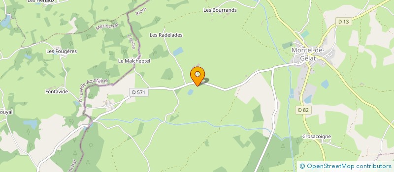 localisation de l'entreprise MONSIEUR DOMINIQUE BRUGES  SAINT-AVIT