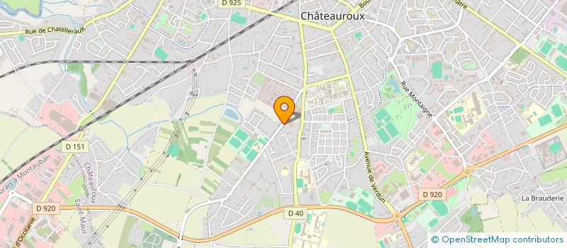 localisation de l'entreprise MONSIEUR DOMINIQUE BRUNEAU à CHATEAUROUX