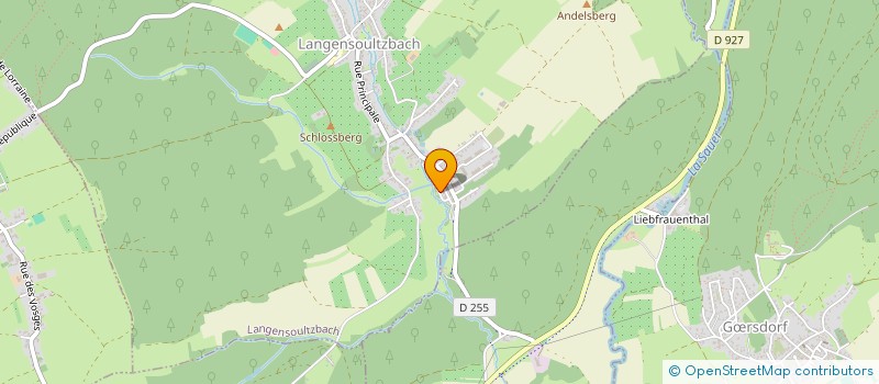 localisation de l'entreprise MONSIEUR DOMINIQUE BRUNELLA  LANGENSOULTZBACH