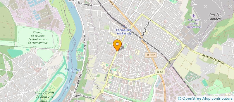 localisation de l'entreprise MONSIEUR DOMINIQUE BRUNET  CORMEILLES-EN-PARISIS