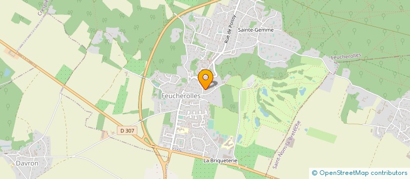 localisation de l'entreprise MONSIEUR DOMINIQUE BRUSSET  FEUCHEROLLES