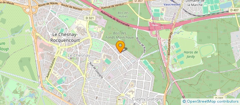 localisation de l'entreprise MONSIEUR DOMINIQUE BUFQUIN  LE CHESNAY-ROCQUENCOURT