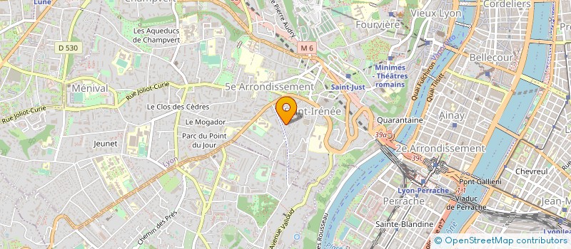 localisation de l'entreprise MONSIEUR DOMINIQUE BUREL à LYON