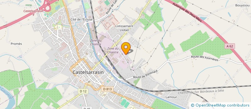 localisation de l'entreprise MONSIEUR DOMINIQUE BURET à CASTELSARRASIN