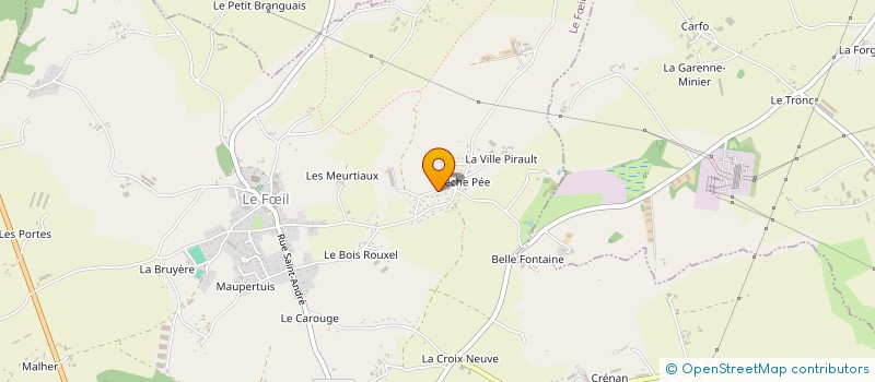 localisation de l'entreprise MONSIEUR DOMINIQUE BURLOT à LE FŒIL