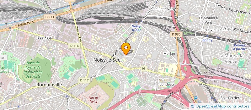 localisation de l'entreprise MONSIEUR DOMINIQUE BUSSON à NOISY-LE-SEC