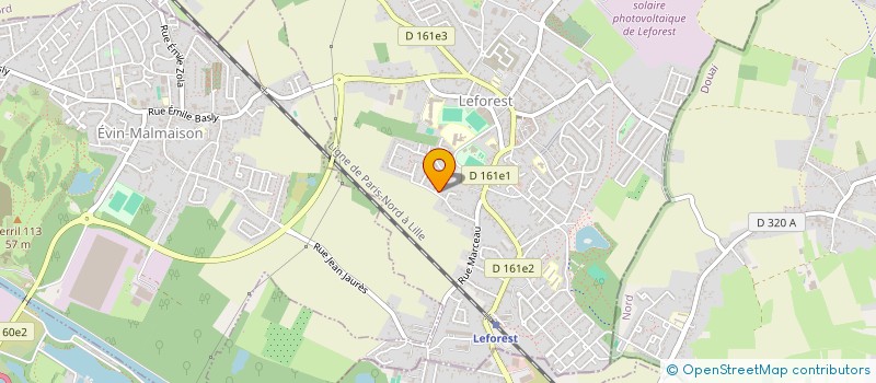 localisation de l'entreprise MONSIEUR DOMINIQUE BUTRUILLE  LEFOREST