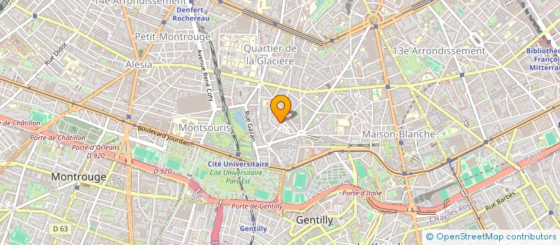 localisation de l'entreprise MONSIEUR DOMINIQUE CAHUZAC  PARIS