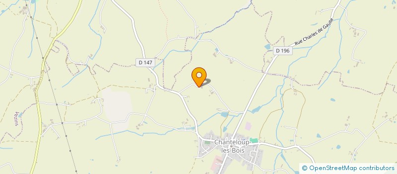 localisation de l'entreprise MONSIEUR DOMINIQUE CAILLEAU  CHANTELOUP LES BOIS