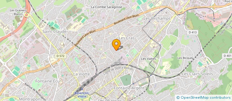 localisation de l'entreprise MONSIEUR DOMINIQUE CALAME à BESANCON