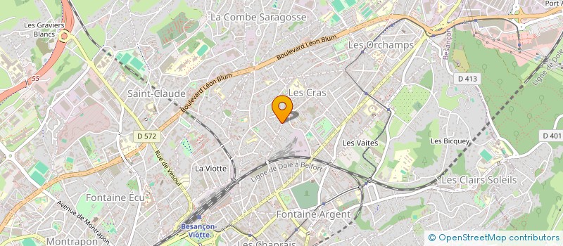 localisation de l'entreprise MONSIEUR DOMINIQUE CALAME à BESANCON