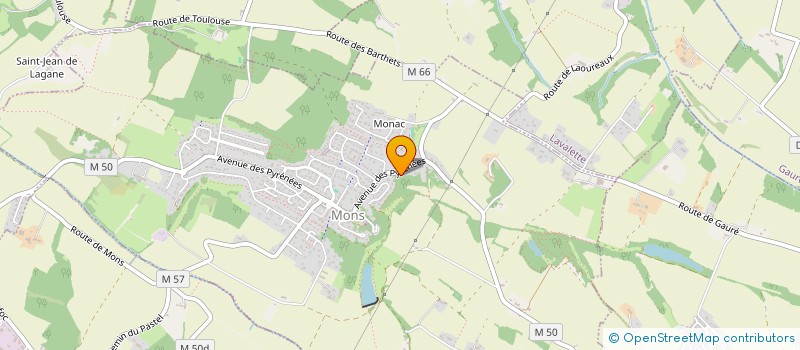 localisation de l'entreprise MONSIEUR DOMINIQUE CAMALET  MONS