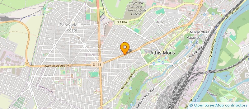 localisation de l'entreprise MONSIEUR DOMINIQUE CAMARA  ATHIS-MONS