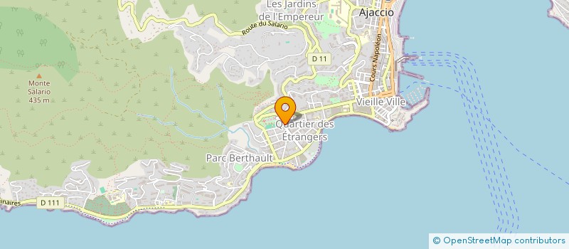 localisation de l'entreprise MONSIEUR DOMINIQUE CAMILLI à AJACCIO