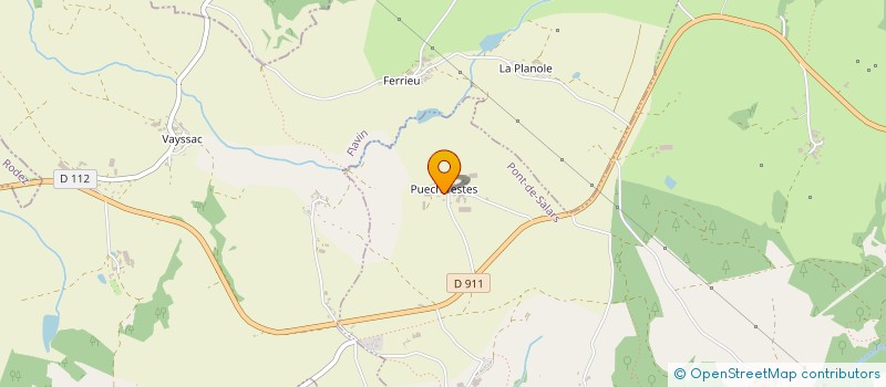 localisation de l'entreprise MONSIEUR DOMINIQUE CAMMAS  PONT-DE-SALARS