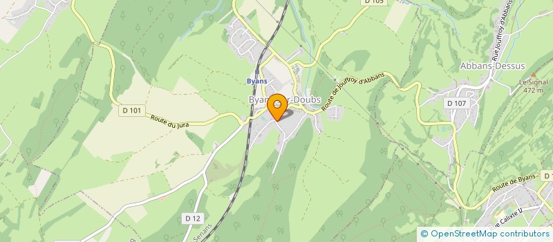 localisation de l'entreprise MONSIEUR DOMINIQUE CAMPAGNE à CHEMAUDIN ET VAUX
