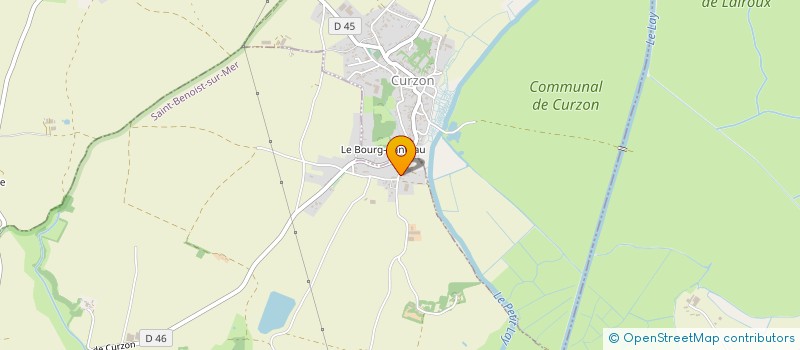 localisation de l'entreprise MONSIEUR DOMINIQUE CANTETEAU  SAINT-BENOIST-SUR-MER