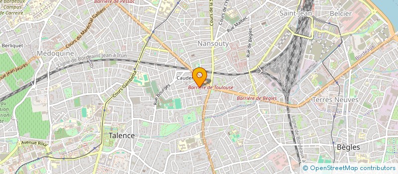 localisation de l'entreprise MONSIEUR DOMINIQUE CANUYT  TALENCE