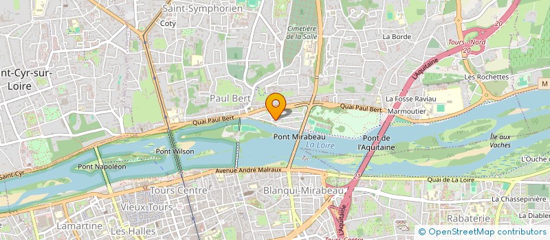 localisation de l'entreprise MONSIEUR DOMINIQUE CAPPARELLI à TOURS