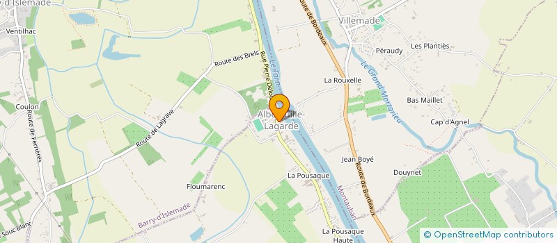 localisation de l'entreprise MONSIEUR DOMINIQUE CAPPELLETTI à ALBEFEUILLE-LAGARDE
