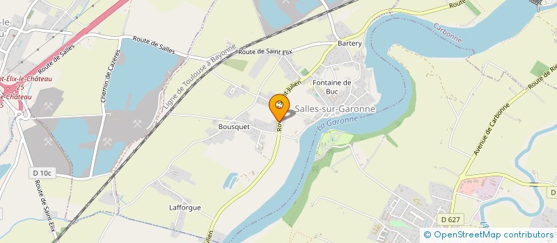 localisation de l'entreprise MONSIEUR DOMINIQUE CARADEC  SALLES-SUR-GARONNE