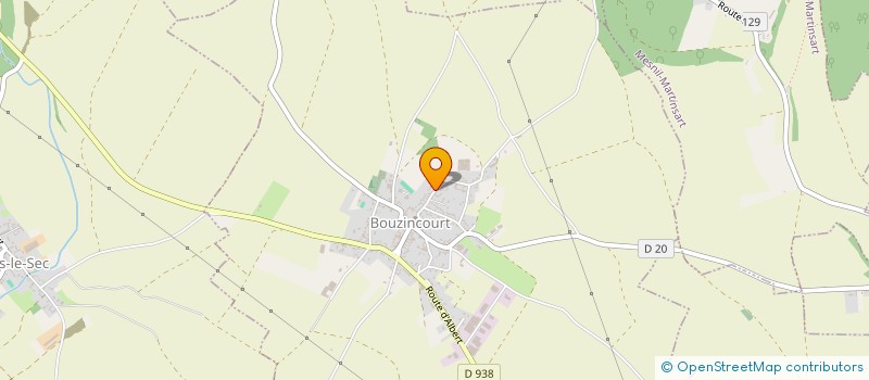 localisation de l'entreprise MONSIEUR DOMINIQUE CARLIER  BOUZINCOURT