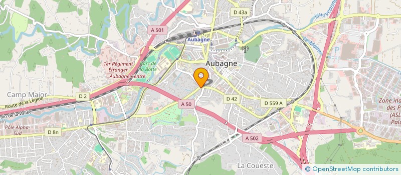 localisation de l'entreprise MONSIEUR DOMINIQUE CARNUS à AUBAGNE