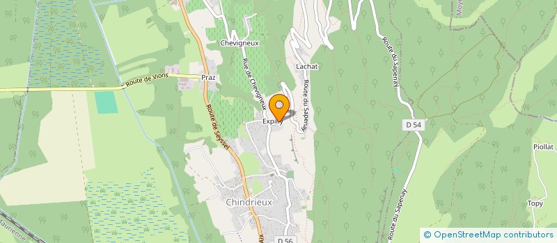 localisation de l'entreprise MONSIEUR DOMINIQUE CAROUGEAT  CHINDRIEUX