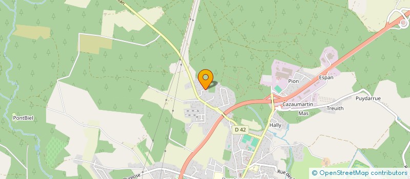 localisation de l'entreprise MONSIEUR DOMINIQUE CARRETIER  PONTONX-SUR-L'ADOUR