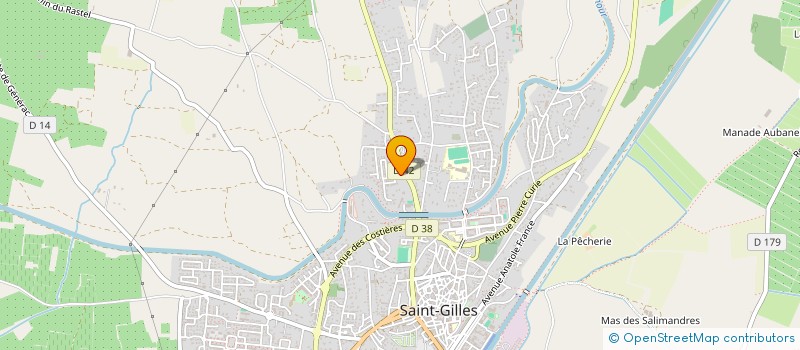 localisation de l'entreprise MONSIEUR DOMINIQUE CARRILLO  SAINT-GILLES