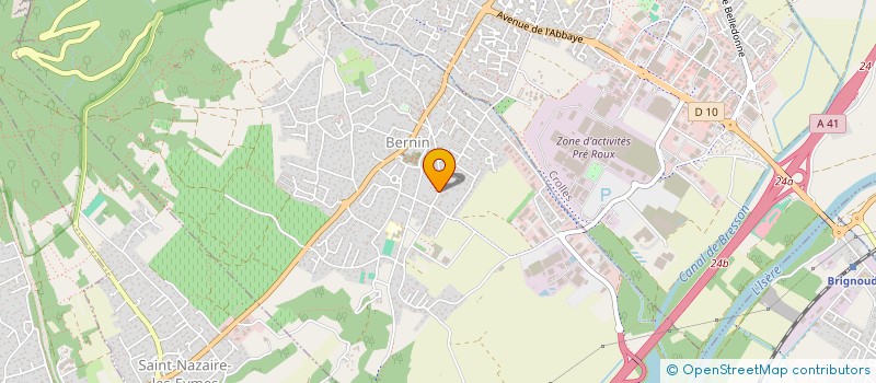 localisation de l'entreprise MONSIEUR DOMINIQUE CARTIER-MILLON  BERNIN