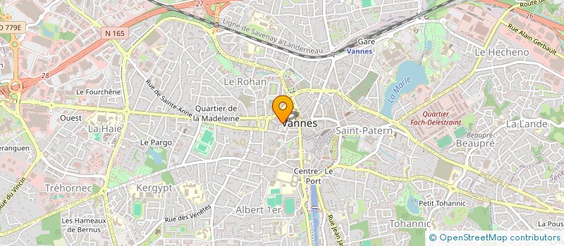 localisation de l'entreprise MONSIEUR DOMINIQUE CARTRON  VANNES