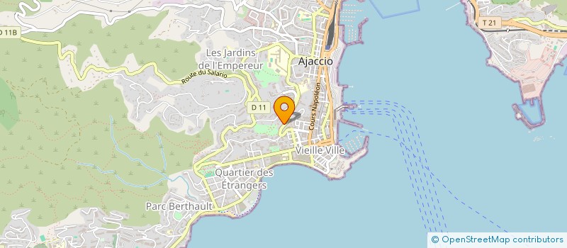 localisation de l'entreprise MONSIEUR DOMINIQUE CASANOVA à AJACCIO