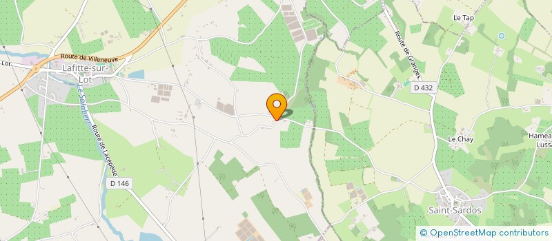 localisation de l'entreprise MONSIEUR DOMINIQUE CASEROTTO  LAFITTE-SUR-LOT